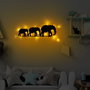 Wallity Elephant 070 Escultura de Pared con LED